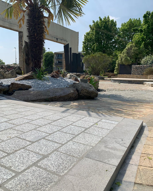 Pavés Antalaya Gris en granit