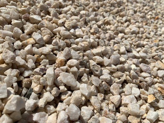 Quartz blanc concassé en vrac calibre 6/10 mm