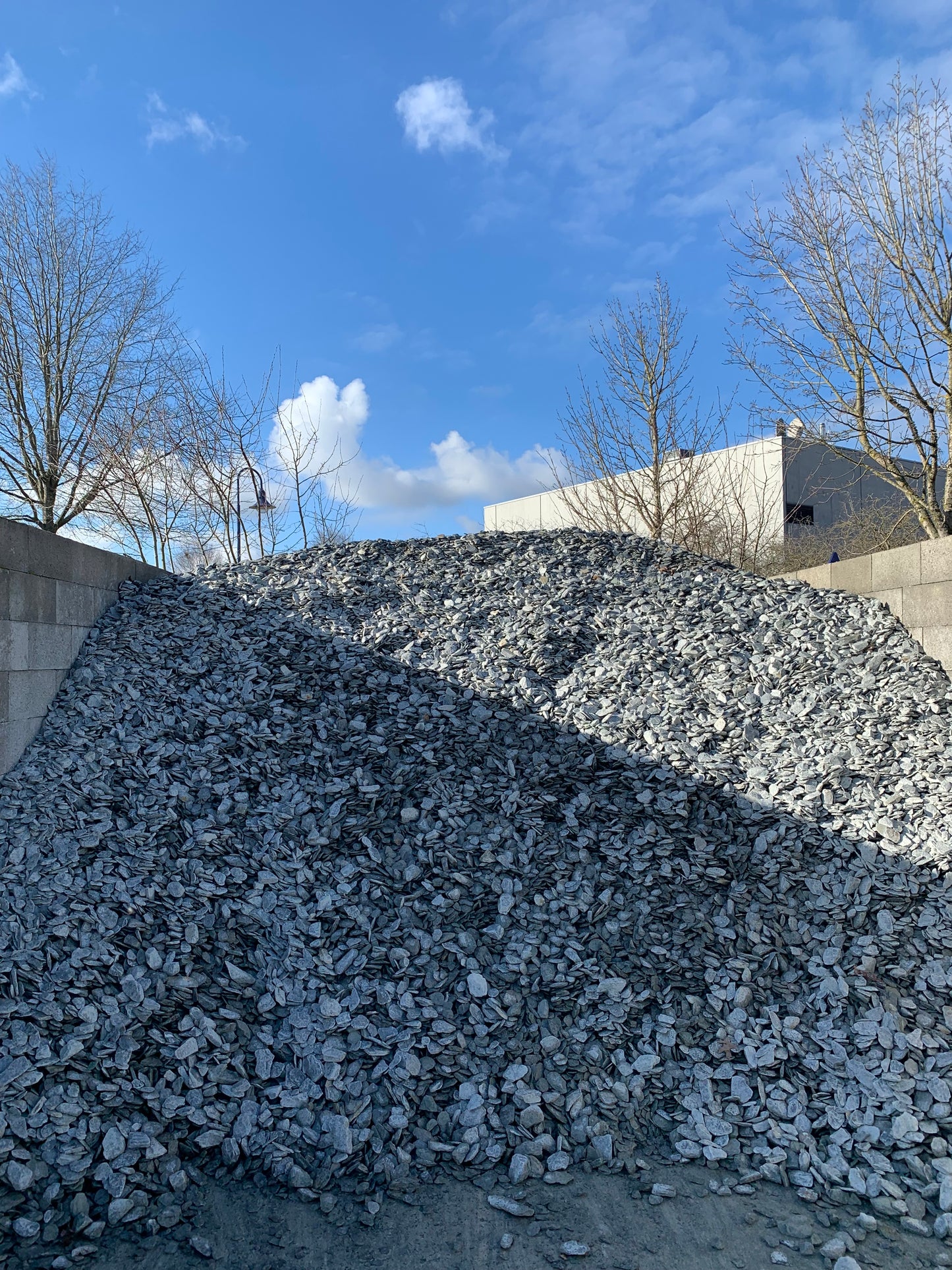 Copeaux d'ardoise bleu/verte calibre 30/60 mm