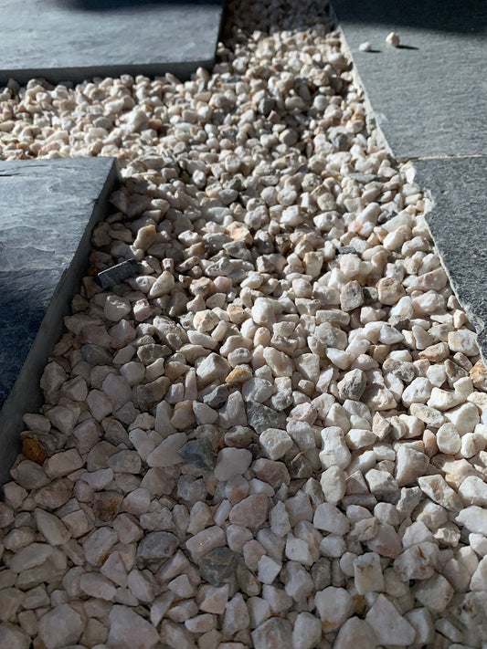 Quartz blanc concassé en vrac calibre 6/10 mm