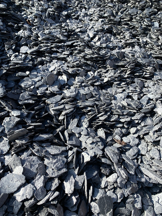 Copeaux d'ardoise noire calibre 10/50 mm