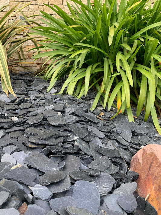 Copeaux d'ardoise noire calibre 10/50 mm