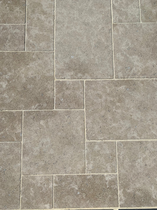 Calcaire Byblos Beige Opus Romain 4 Formats Finition Antique