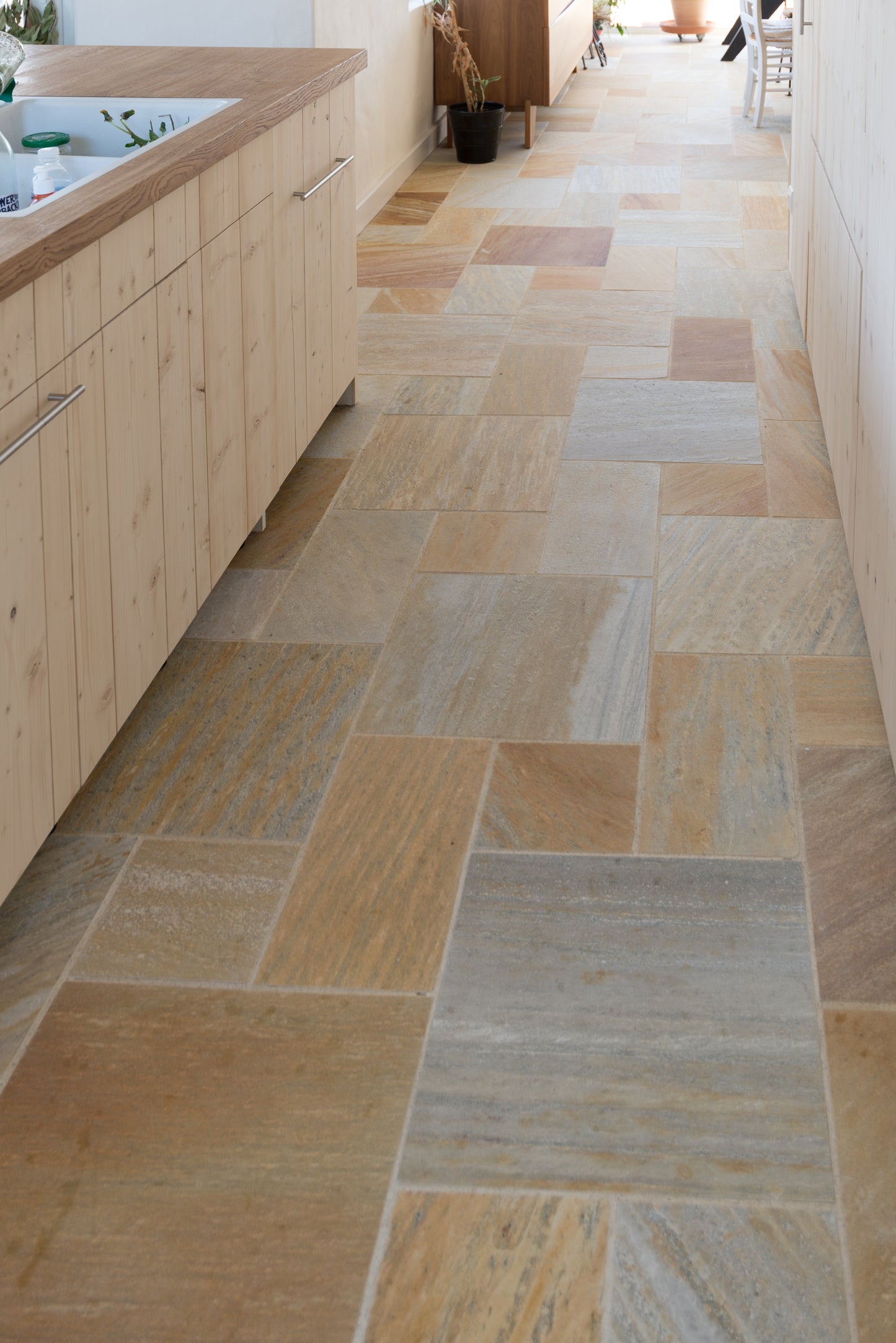 Quartzite SAO Tome Provence Jaune/Blanc