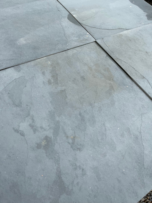 Dallage ardoise bleu verte