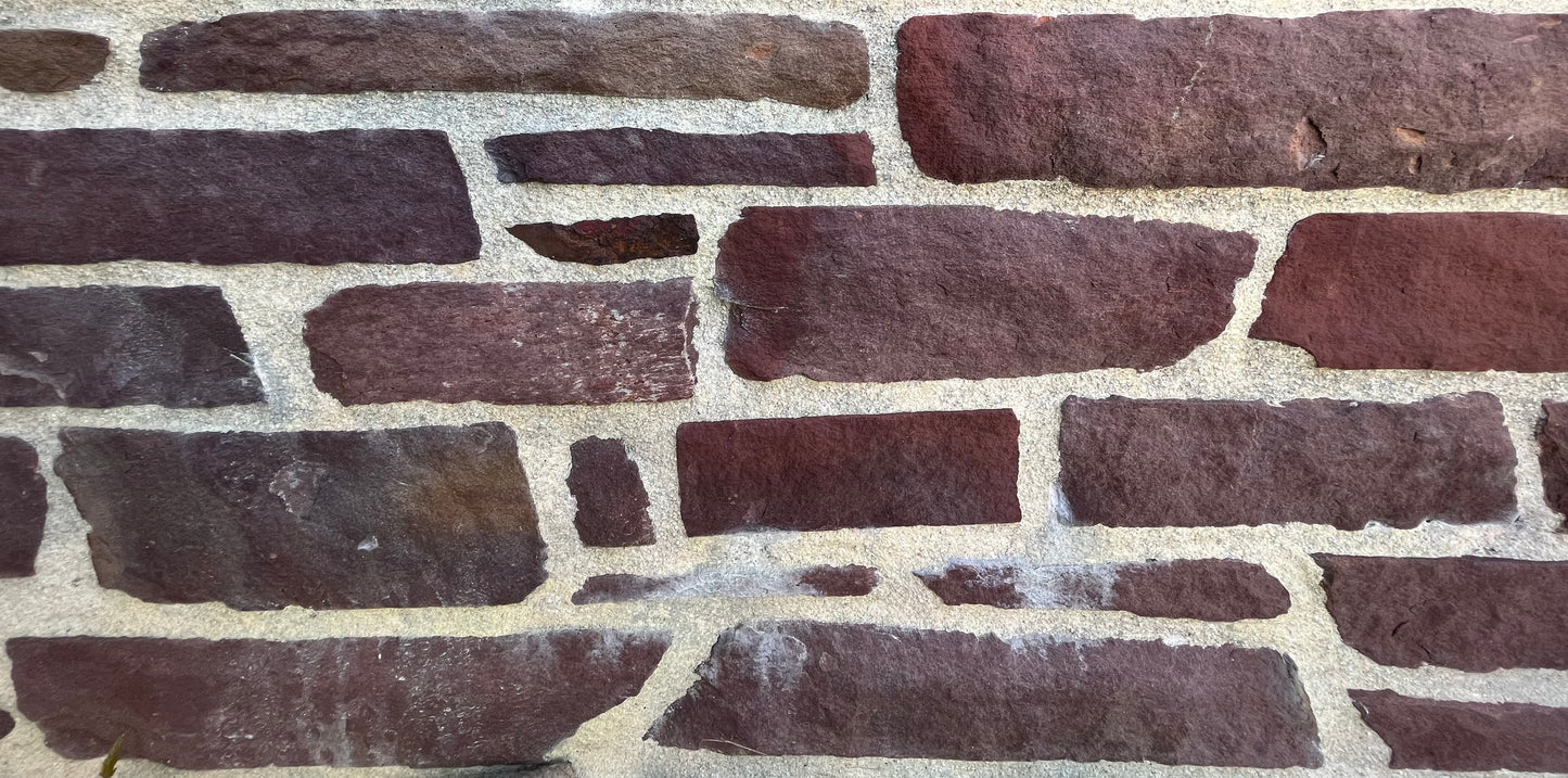 Barrette grès rouge