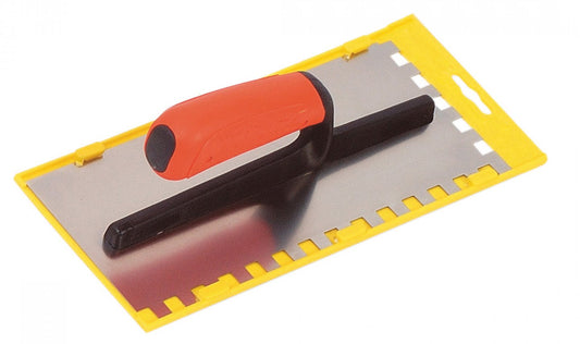 Platoir lame inox denté carré 10 x 10 x 10