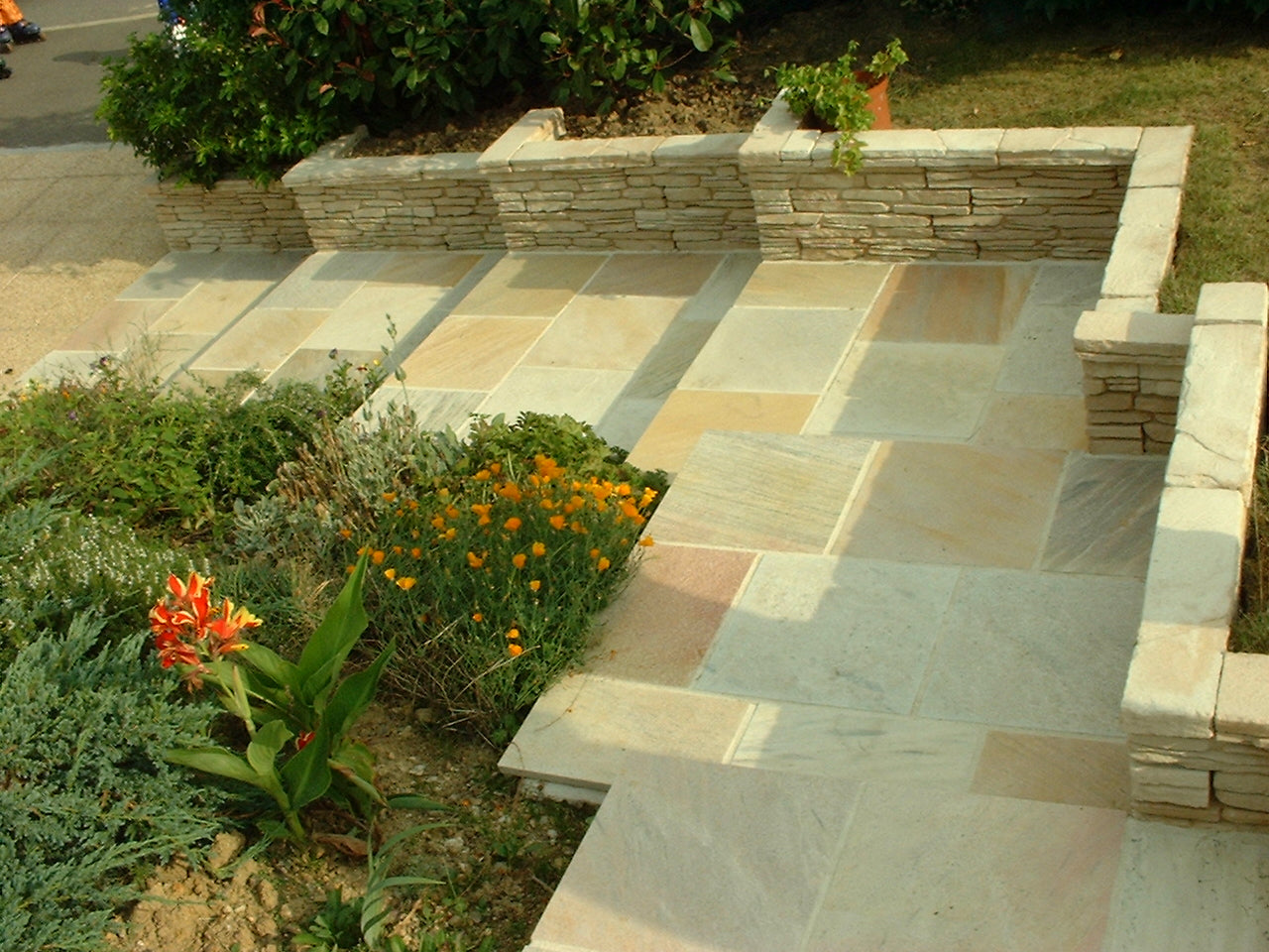 Quartzite SAO Tome Provence Jaune/Blanc